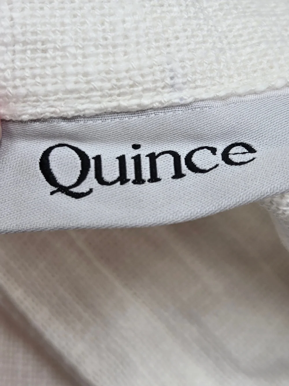 NWT QUINCE Set Of 2 48x96 Cotton Sheer Curtains White 9754